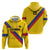 Custom Colombia Football Hoodie Vamos La Tricolor Retro Style