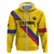 Custom Colombia Football Hoodie Vamos La Tricolor Retro Style