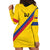 Custom Colombia Football Hoodie Dress Vamos La Tricolor Retro Style