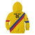 Custom Colombia Football Kid Hoodie Vamos La Tricolor Retro Style