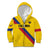 Custom Colombia Football Kid Hoodie Vamos La Tricolor Retro Style