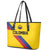 Colombia Football Leather Tote Bag Vamos La Tricolor Retro Style