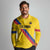 Custom Colombia Football Long Sleeve Polo Shirt Vamos La Tricolor Retro Style