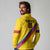 Custom Colombia Football Long Sleeve Polo Shirt Vamos La Tricolor Retro Style