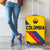 Colombia Football Luggage Cover Vamos La Tricolor Retro Style