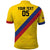 Custom Colombia Football Polo Shirt Vamos La Tricolor Retro Style