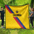 Colombia Football Quilt Vamos La Tricolor Retro Style