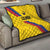 Colombia Football Quilt Vamos La Tricolor Retro Style