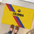 Colombia Football Rubber Doormat Vamos La Tricolor Retro Style