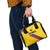 Colombia Football Shoulder Handbag Vamos La Tricolor Retro Style