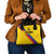 Colombia Football Shoulder Handbag Vamos La Tricolor Retro Style