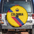 Colombia Football Spare Tire Cover Vamos La Tricolor Retro Style