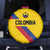 Colombia Football Spare Tire Cover Vamos La Tricolor Retro Style