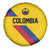 Colombia Football Spare Tire Cover Vamos La Tricolor Retro Style