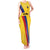 Custom Colombia Football Tank Maxi Dress Vamos La Tricolor Retro Style