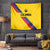 Colombia Football Tapestry Vamos La Tricolor Retro Style