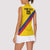 Custom Colombia Football Women Sleeveless Polo Shirt Vamos La Tricolor Retro Style