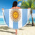 Argentina Football Beach Blanket Albiceleste Unique Style