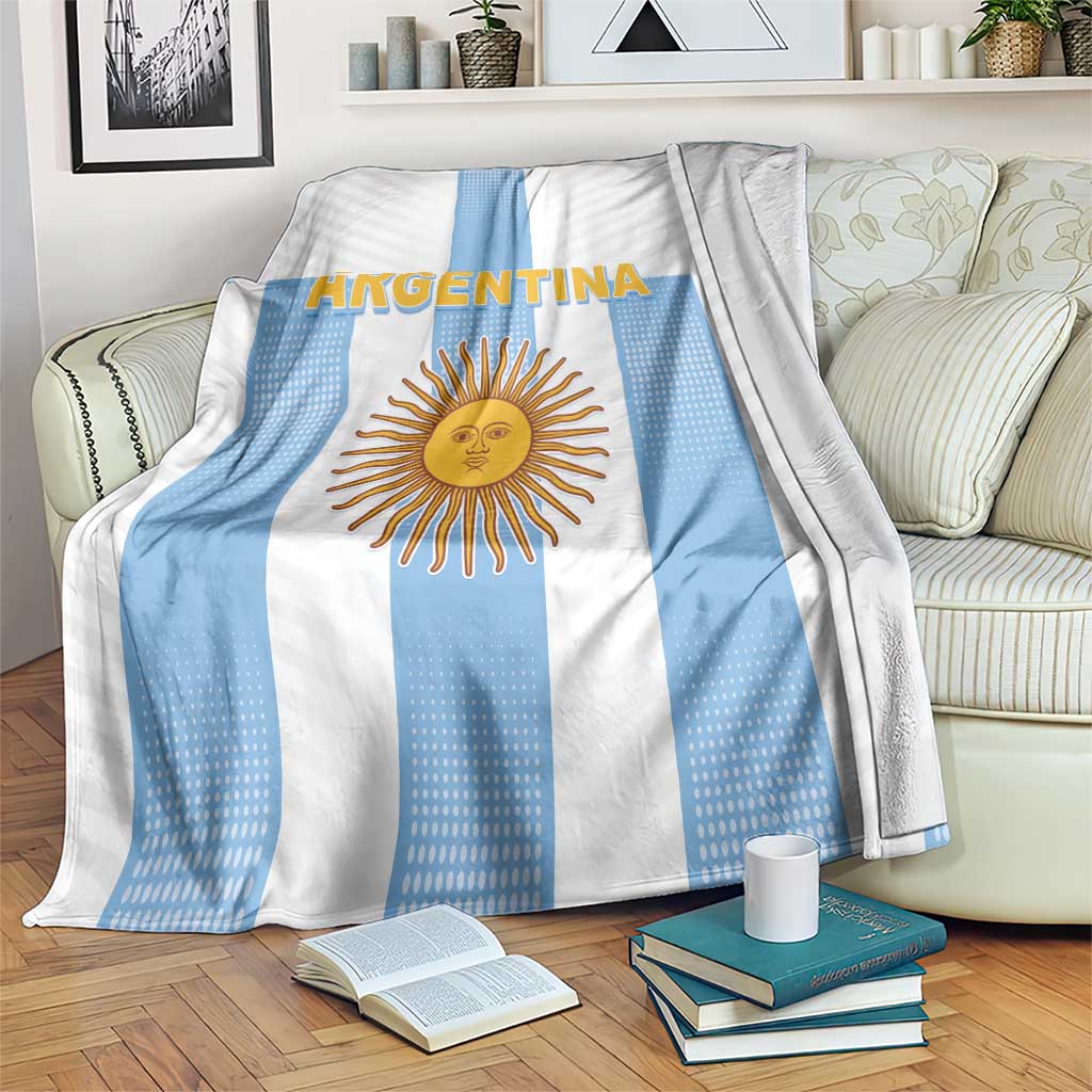 Argentina Football Blanket Albiceleste Unique Style