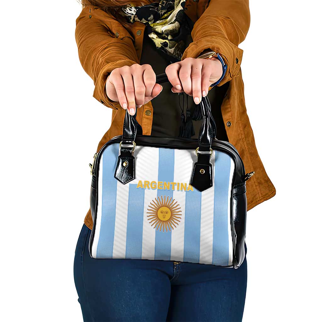 Argentina Football Shoulder Handbag Albiceleste Unique Style