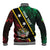 Personalized Saint Kitts and Nevis Baseball Jacket Flag Style With Stars