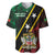 Personalized Saint Kitts and Nevis Baseball Jersey Flag Style With Stars