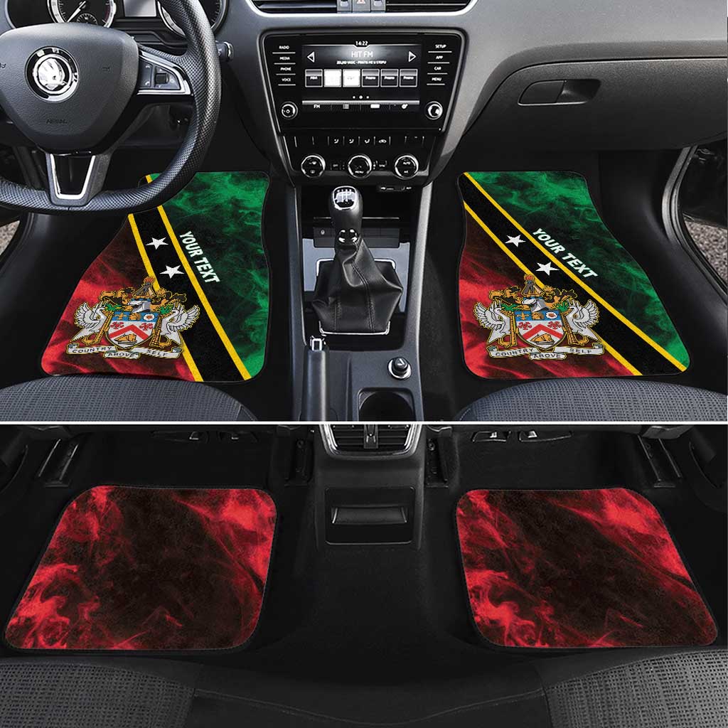 Saint Kitts and Nevis Car Mats Flag Style With Stars