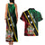 Personalized Saint Kitts and Nevis Couples Matching Tank Maxi Dress and Hawaiian Shirt Flag Style With Stars