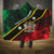 Saint Kitts and Nevis Hooded Blanket Flag Style With Stars