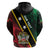 Personalized Saint Kitts and Nevis Hoodie Flag Style With Stars