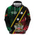 Personalized Saint Kitts and Nevis Hoodie Flag Style With Stars