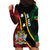 Personalized Saint Kitts and Nevis Hoodie Dress Flag Style With Stars