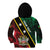 Personalized Saint Kitts and Nevis Kid Hoodie Flag Style With Stars