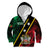 Personalized Saint Kitts and Nevis Kid Hoodie Flag Style With Stars