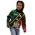 Personalized Saint Kitts and Nevis Kid Hoodie Flag Style With Stars