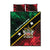 Saint Kitts and Nevis Quilt Bed Set Flag Style With Stars