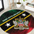 Saint Kitts and Nevis Round Carpet Flag Style With Stars