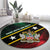 Saint Kitts and Nevis Round Carpet Flag Style With Stars