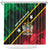 Saint Kitts and Nevis Shower Curtain Flag Style With Stars