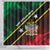 Saint Kitts and Nevis Shower Curtain Flag Style With Stars