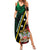 Personalized Saint Kitts and Nevis Summer Maxi Dress Flag Style With Stars