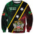 Personalized Saint Kitts and Nevis Sweatshirt Flag Style With Stars