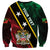 Personalized Saint Kitts and Nevis Sweatshirt Flag Style With Stars