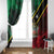 Saint Kitts and Nevis Window Curtain Flag Style With Stars