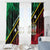 Saint Kitts and Nevis Window Curtain Flag Style With Stars