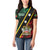 Personalized Saint Kitts and Nevis Women Polo Shirt Flag Style With Stars