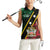 Personalized Saint Kitts and Nevis Women Sleeveless Polo Shirt Flag Style With Stars