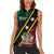 Personalized Saint Kitts and Nevis Women Sleeveless Polo Shirt Flag Style With Stars