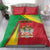 Saint Kitts and Nevis Bedding Set Coat Of Arms Sporty Style