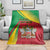 Saint Kitts and Nevis Blanket Coat Of Arms Sporty Style